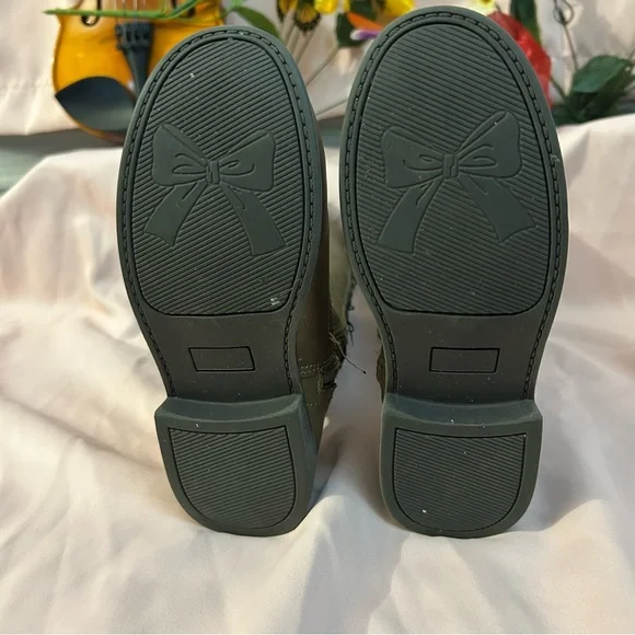 Girls knee high lace up boots - Picture 12 of 15